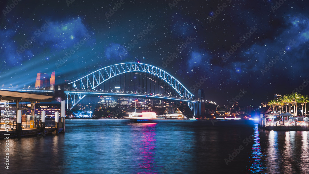 Sydney Harbour Bridge for Vivid Sydney 2017
