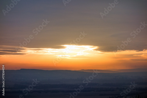 abendstimmung in rheinhessen 