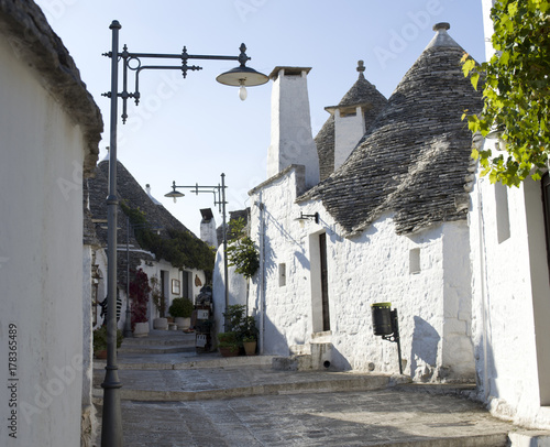 Panorama of Alberobello, the city of the trullo