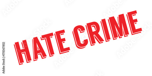 Hate Crime rubber stamp. Grunge design with dust scratches. Effects can be easily removed for a clean, crisp look. Color is easily changed.