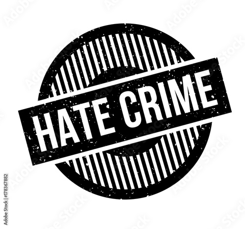 Hate Crime rubber stamp. Grunge design with dust scratches. Effects can be easily removed for a clean, crisp look. Color is easily changed.