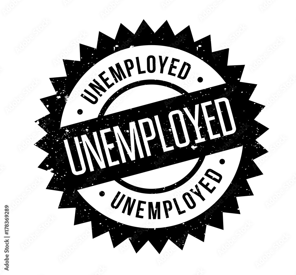Unemployed rubber stamp. Grunge design with dust scratches. Effects can be easily removed for a clean, crisp look. Color is easily changed. Unemployed rubber stamp. Grunge design with dust scratches. Effects can be easily removed for a clean, crisp look. Color is easily changed.