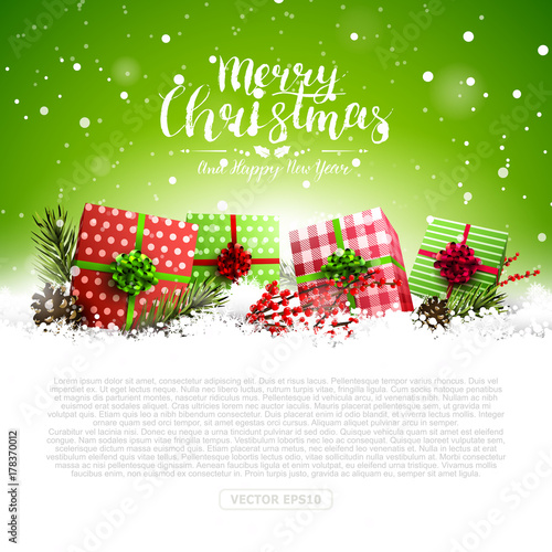 Modern Christmas flyer