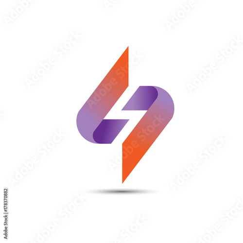 Free Download best S Logo Letter Rainbow Vibrant Colors, S Colorful Modern Trendy Purple and Magenta Letters Vector Illustration. - GFXLoad
