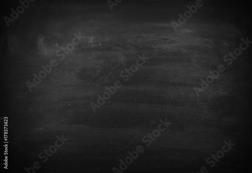 Fototapeta Naklejka Na Ścianę i Meble -  Chalk rubbed out on blackboard and texture