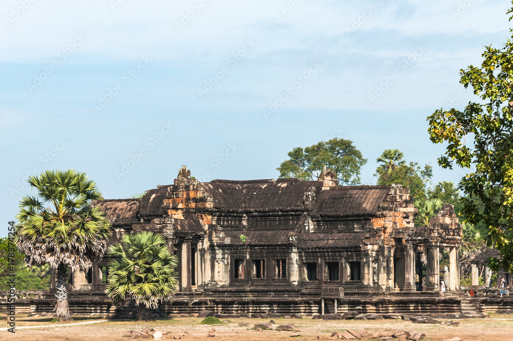 The Library in Angkor Wat, Cambodia, South East Asia.
