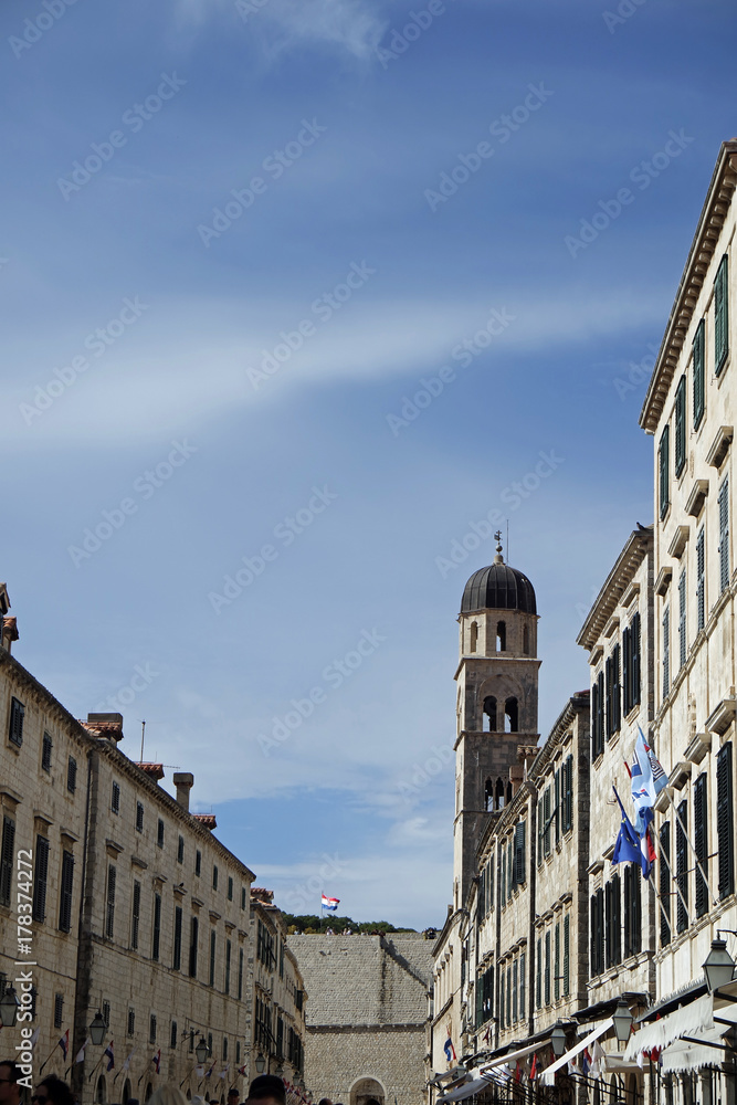 historical old town of dubrovnik in croatia