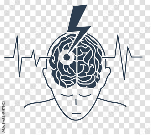 silhouette of the disease is a stroke