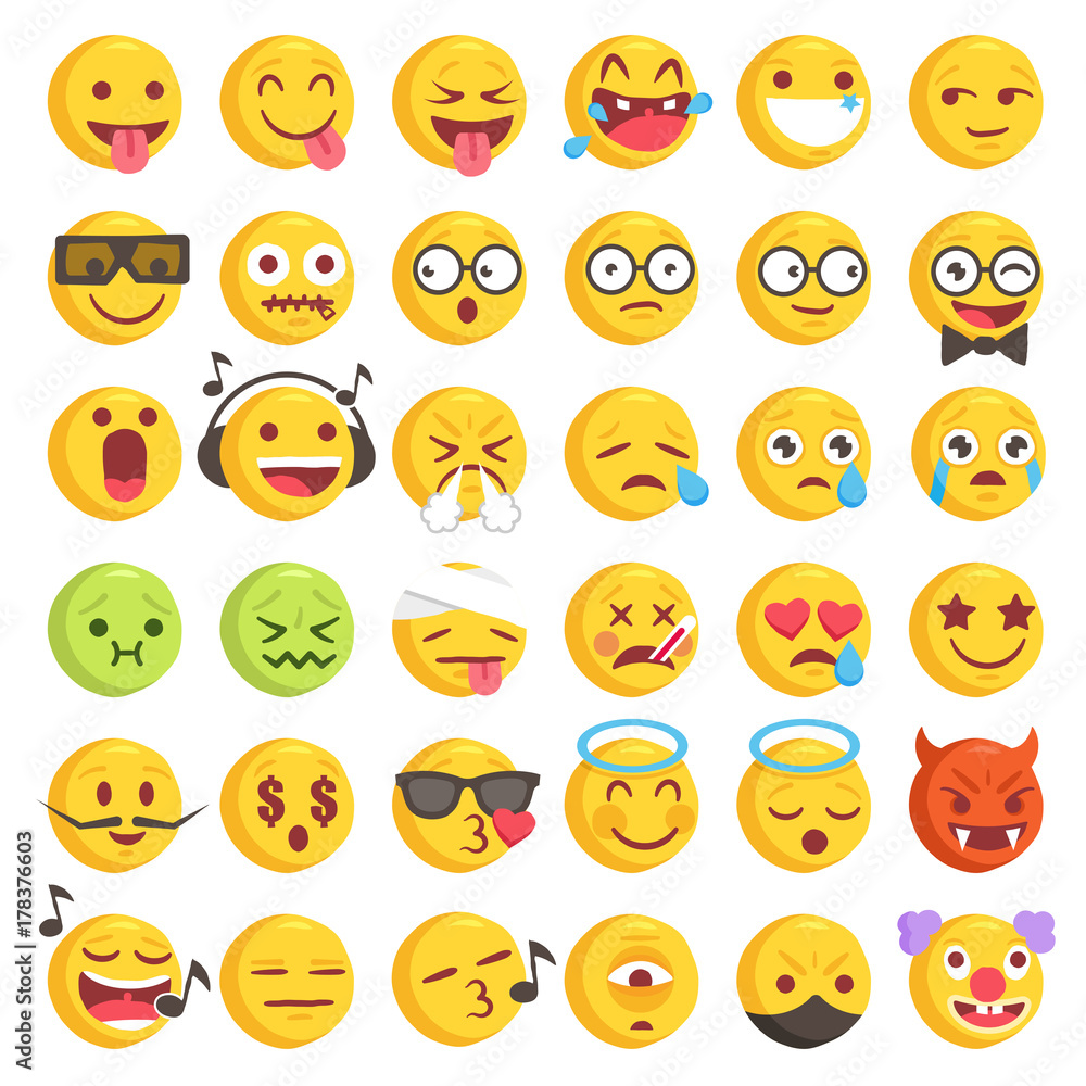 Rough Hand Drawn Big Emoji Set 2 Rough Hand Drawn Big Emoji Set 2