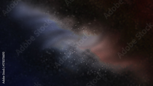star blur background graphic, glowing particle on black background,fantasy Particle motion background