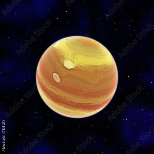Fototapeta Naklejka Na Ścianę i Meble -  gas giant in space