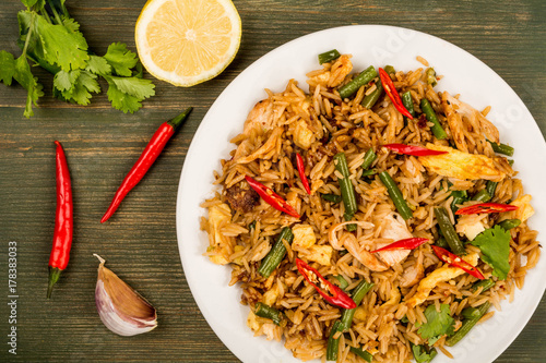 Canvastavla Indonesian Style Nasi Goreng Chicken and Rice Meal