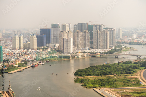 Aerial view of Ho Chi Minh City (former Saigon) © Chris