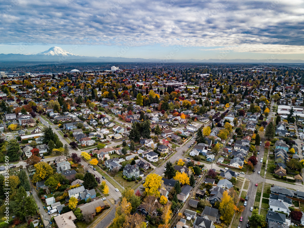 Tacoma Washington on a Fall Day