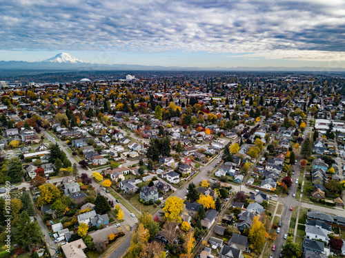 Tacoma Washington on a Fall Day photo