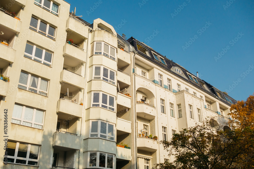 typical apartment complex at berlin
