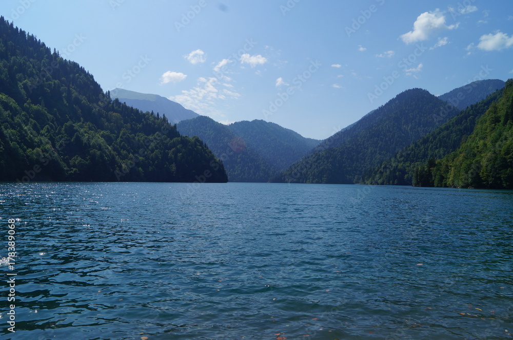 Lake Ritsa, Abkhazia Lake Ritsa, Abkhazia