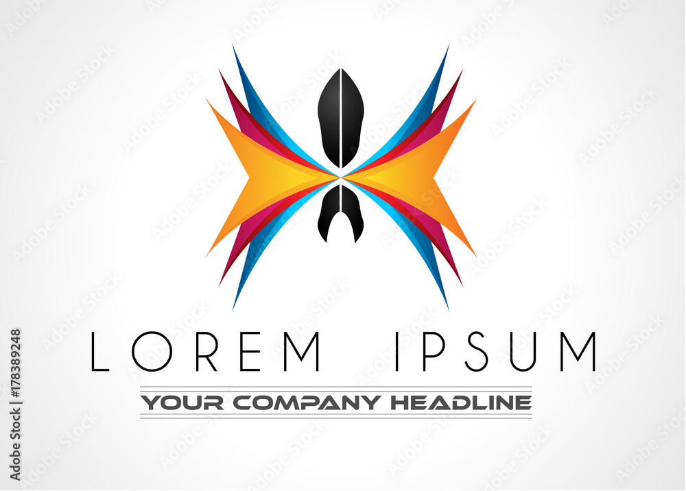 Fototapeta premium Creative Water Drop Logo design for brand identity, company profile or corporate logos