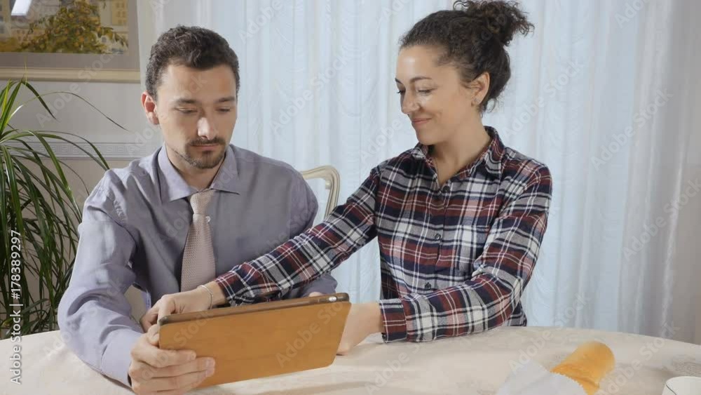 Treacherous wife ventures something bad during giving a husband a breakfast Treacherous wife ventures something bad during giving a husband a breakfast