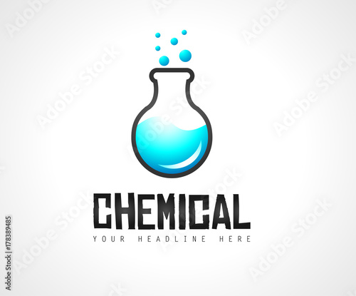 Creative Chemical Lab Colorful Logo design for brand identity, company profile or corporate logos