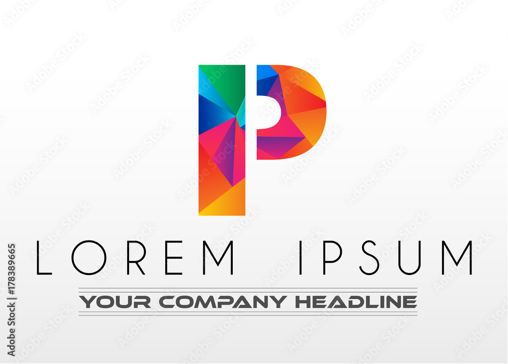 Creative Logo letter P design for brand identity, company profile or corporate logos
