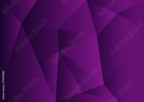 Purple polygonal background, vector illustration, abstract texture, wallpaper, cover, Business flyer template, book layout, advertisement, print media