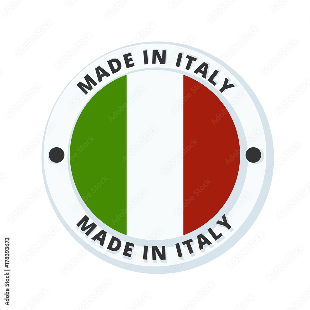 Made in Italy label illustration Made in Italy label illustration