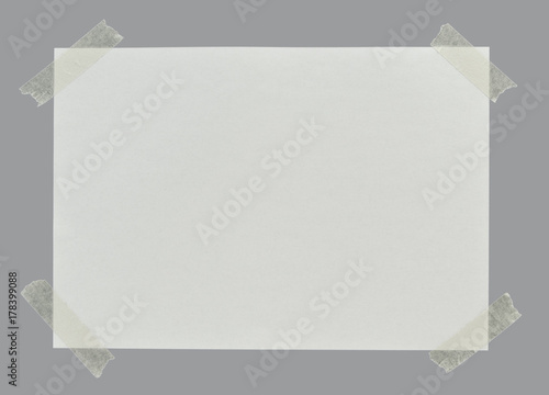 blank paper sheet