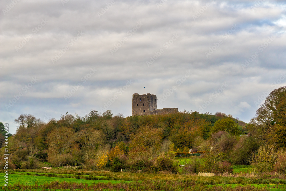 Ancient Ruins of Dundonald Castle Scotland