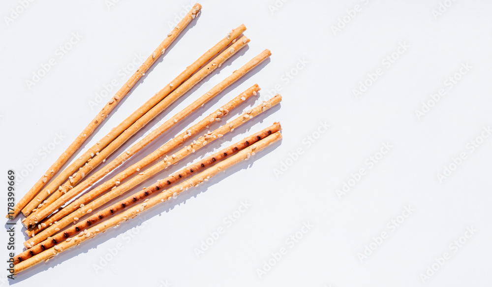 Salty sticks on white Salty sticks on white