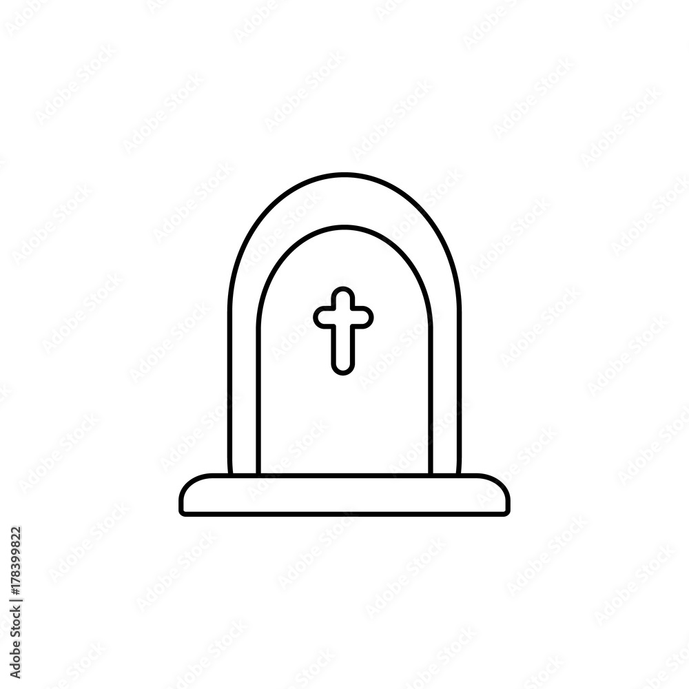 halloween grave icon halloween grave icon