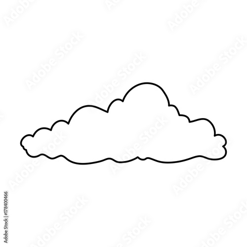 cloud sky silhouette icon