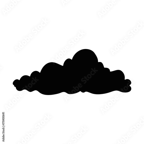 cloud sky silhouette icon