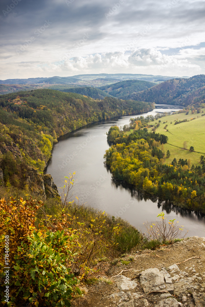 Naklejka premium Vltava river