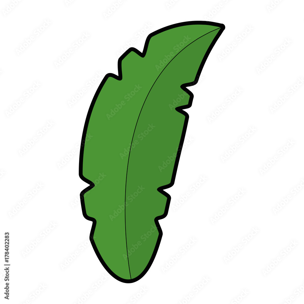 leaf palm isolated icon leaf palm isolated icon