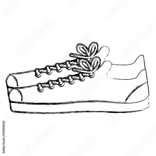 young shoes isolated icon