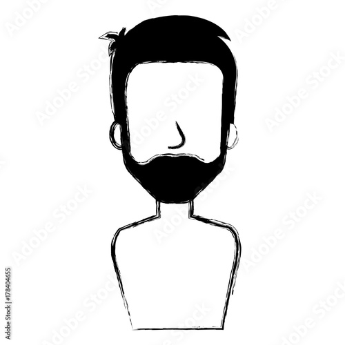 young man shirtless avatar character