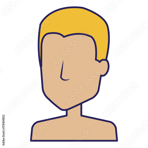 young man shirtless avatar character