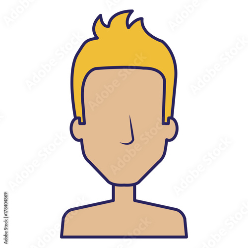 young man shirtless avatar character