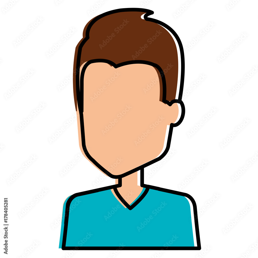 young man avatar character young man avatar character