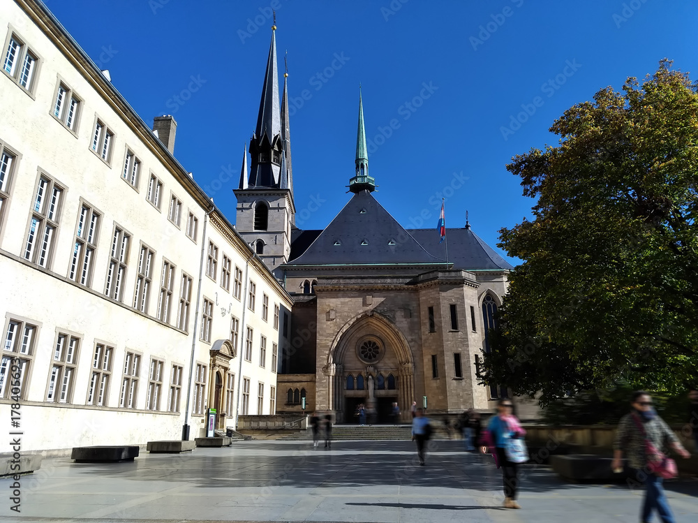 Fototapeta premium City Attractions, Luxembourg