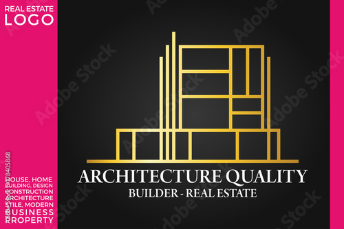 Real Estate, Building, Construction and Architecture Logo Vector Design Eps 10