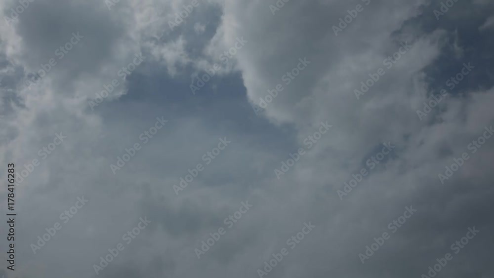 Cloudy blue tropical sky with soft white fluffy clouds high definition time lapse movie. Cloudy blue tropical sky with soft white fluffy clouds high definition time lapse movie.