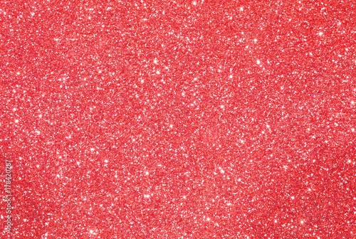 shiny glitter RED background with glare of lights