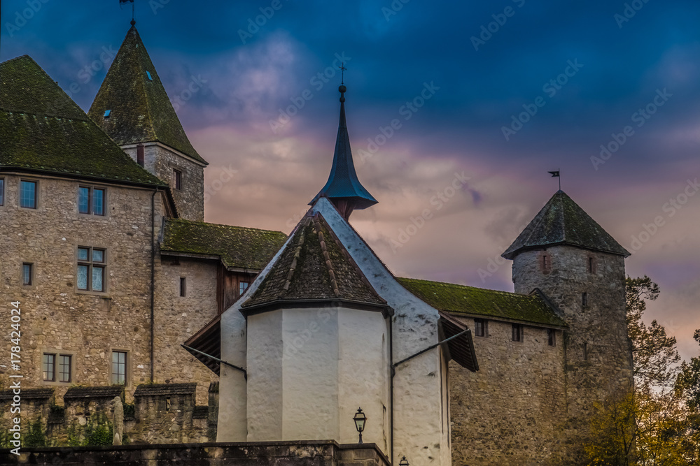 Hills of Rapperswil Castle, Sank Gallen, Switzerland Hills of Rapperswil Castle, Sank Gallen, Switzerland