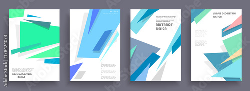 Creative cover design. Business abstract vector template