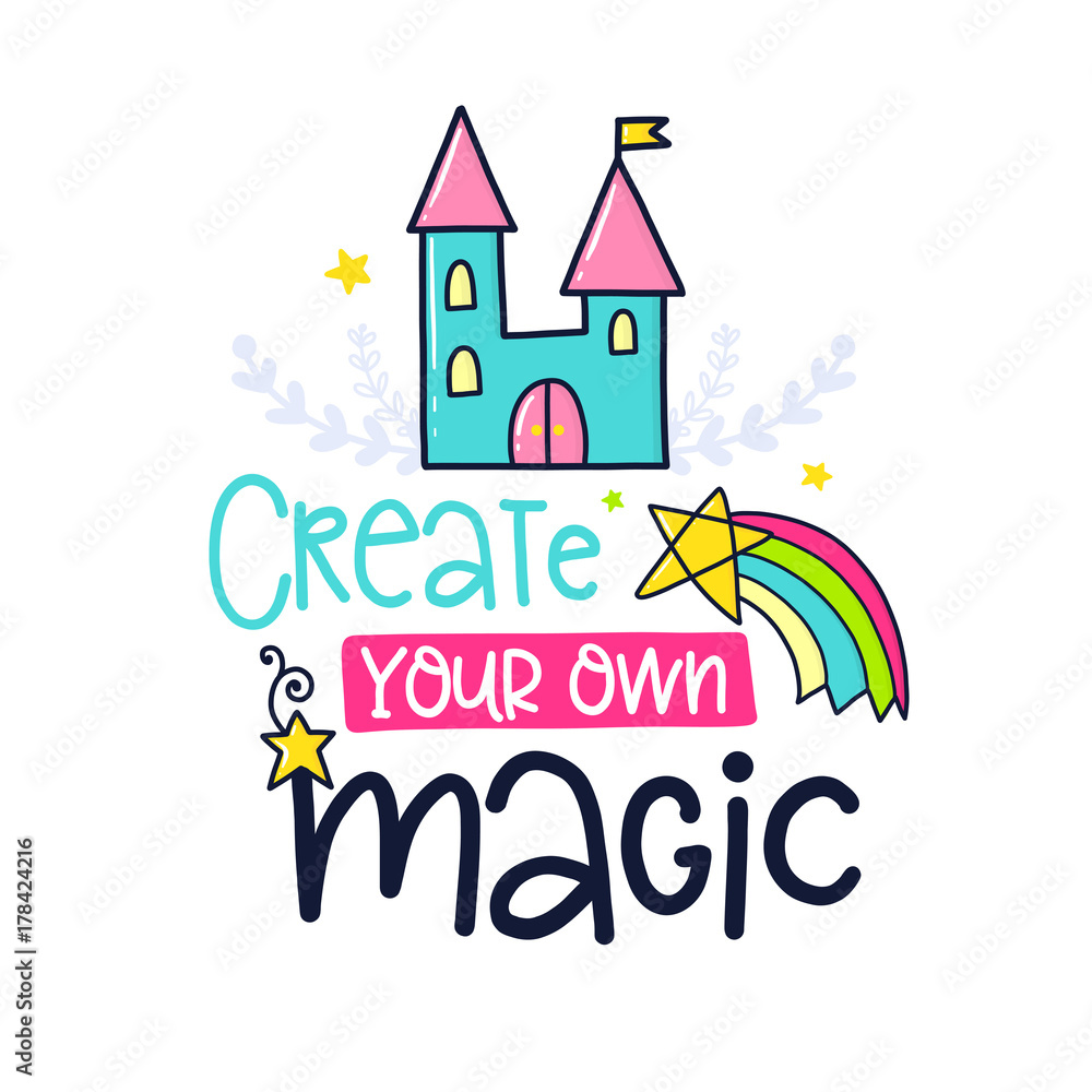 Fototapeta premium vector doodle poster