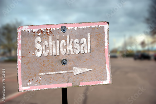 Schild 203 - Schicksal photo