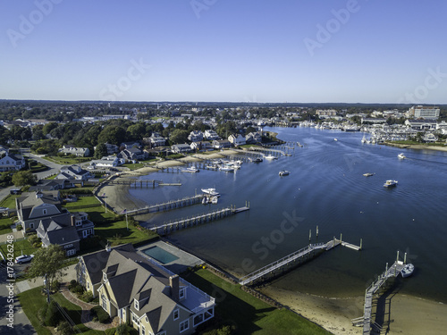 boat Harbor  in  Cape Code, Massachusetts USA