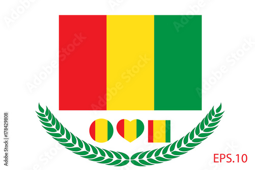 Free Download Official vector flag of guinea. Eps.10 - GFXLoad